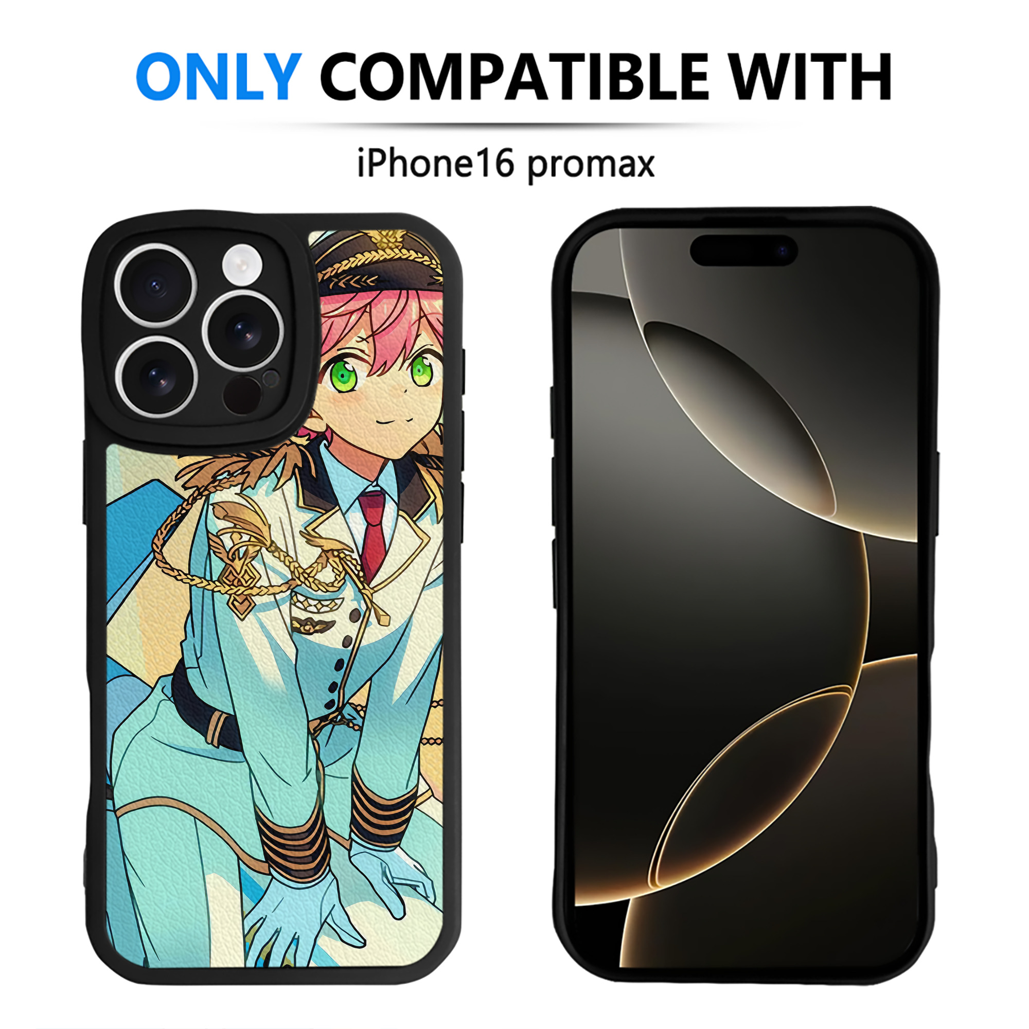 （画像用） あんさんぶるスターズ! Ensemble Stars 【iPhone 16シリーズ対応】シリコンスマホケース（レザー調） 材質：シリコン